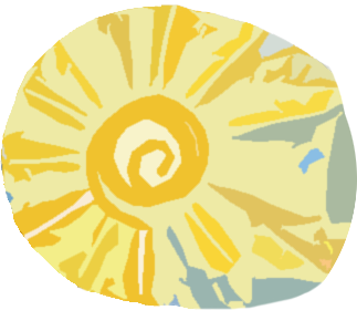 spiral sun doodle